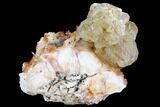 Cerussite Crystal with Bladed Barite & Galena- Morocco #107894-1